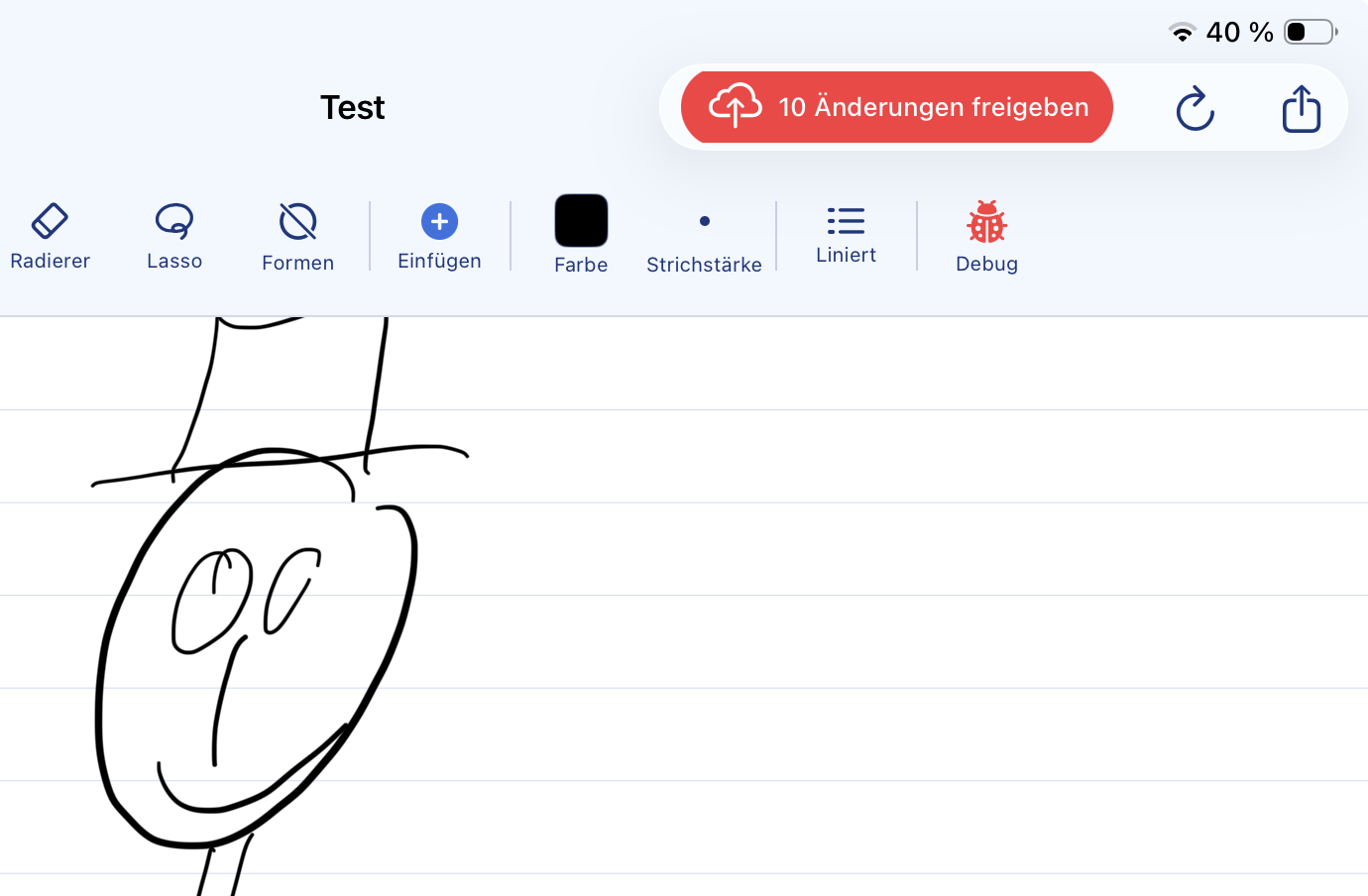 Publish button